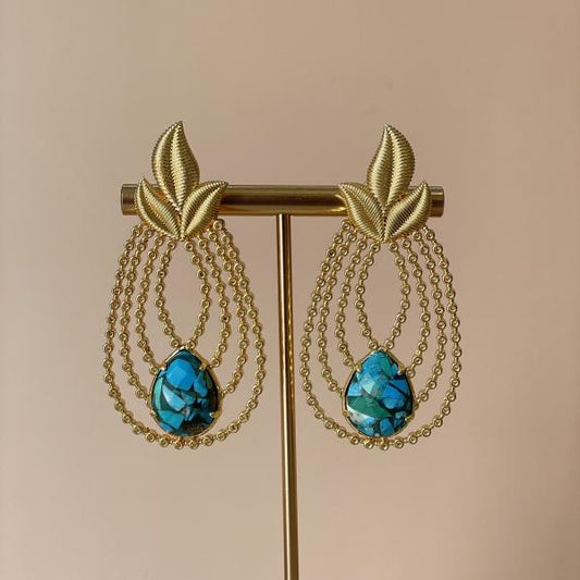 ARETES ARMONIA -TURQUESA