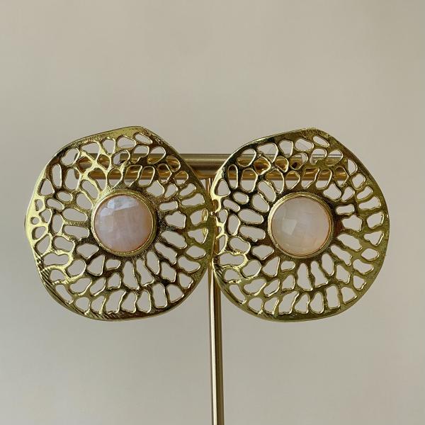 ARETES AMATISTA GRANDE -ROSA