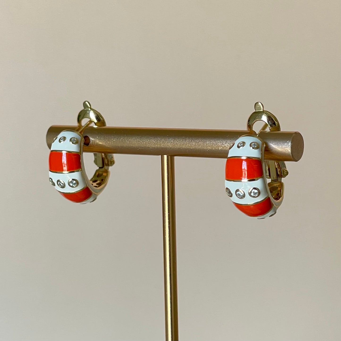 ARRACADAS NUA ROJO GOLD