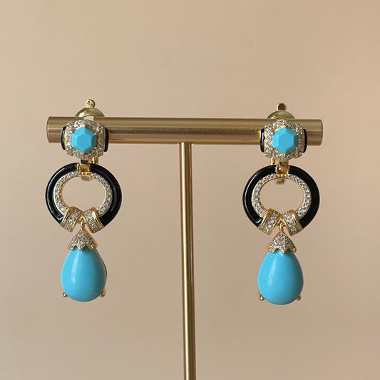 ARETES ABIYA TURQUESA