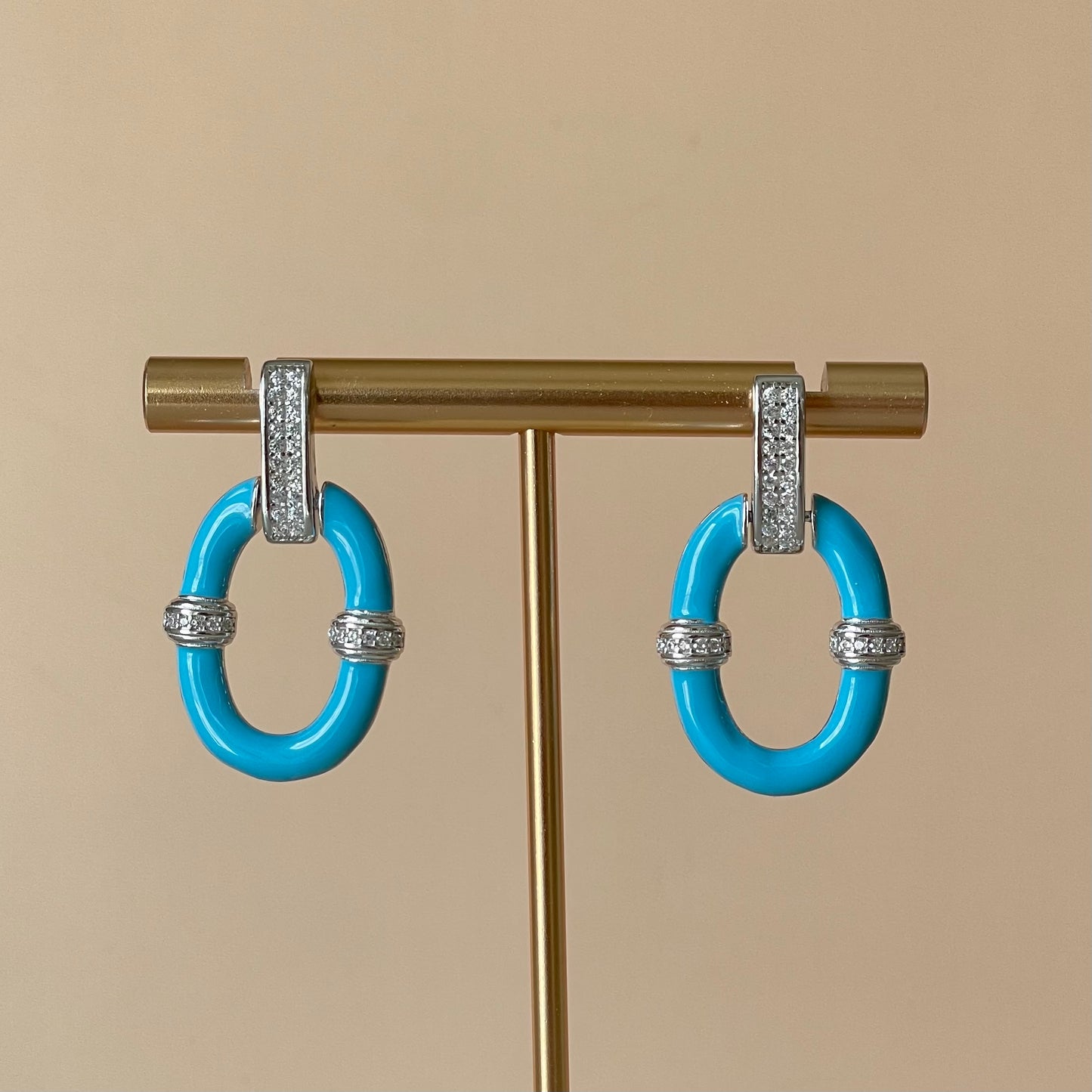 ARETES LIBANO AZUL