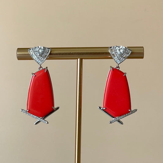 ARETES KIVA CORAL SILVER
