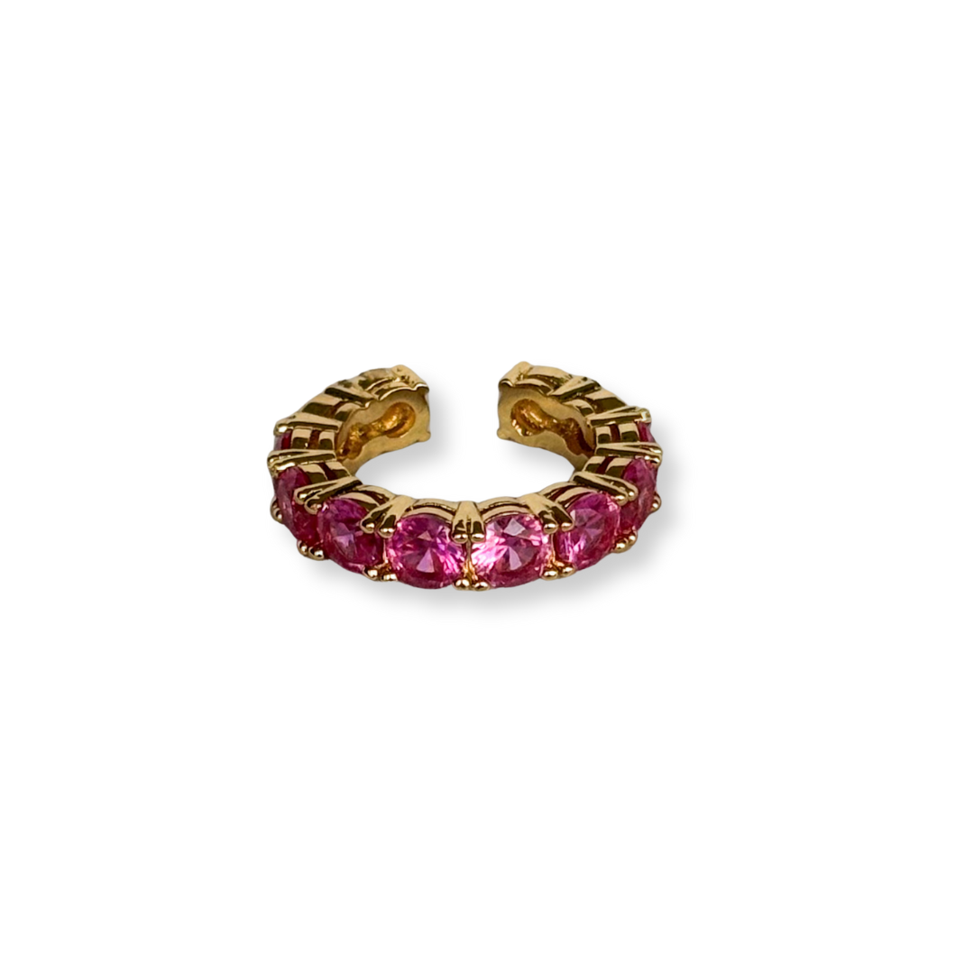 ANILLO DE CRISTALES ROSA