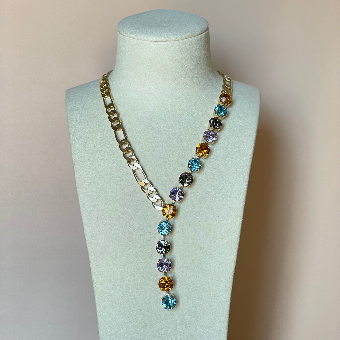 COLLAR SHINING CRISTAL COLORFUL