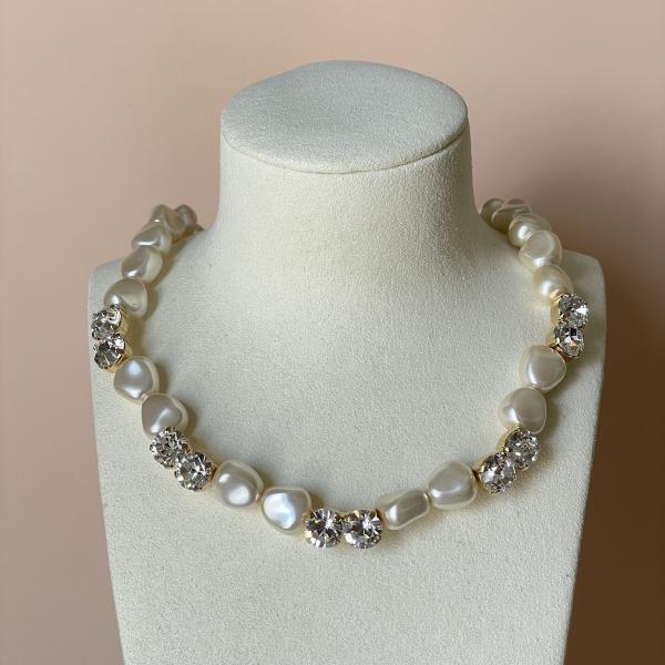 COLLAR ISABEL PERLAS CRISTAL CLEAR