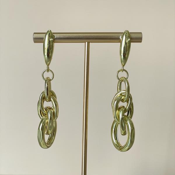 ARETES ESLABONES GOLD