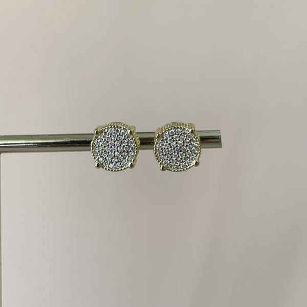 ARETES CIRCULAR CON CRISTAL