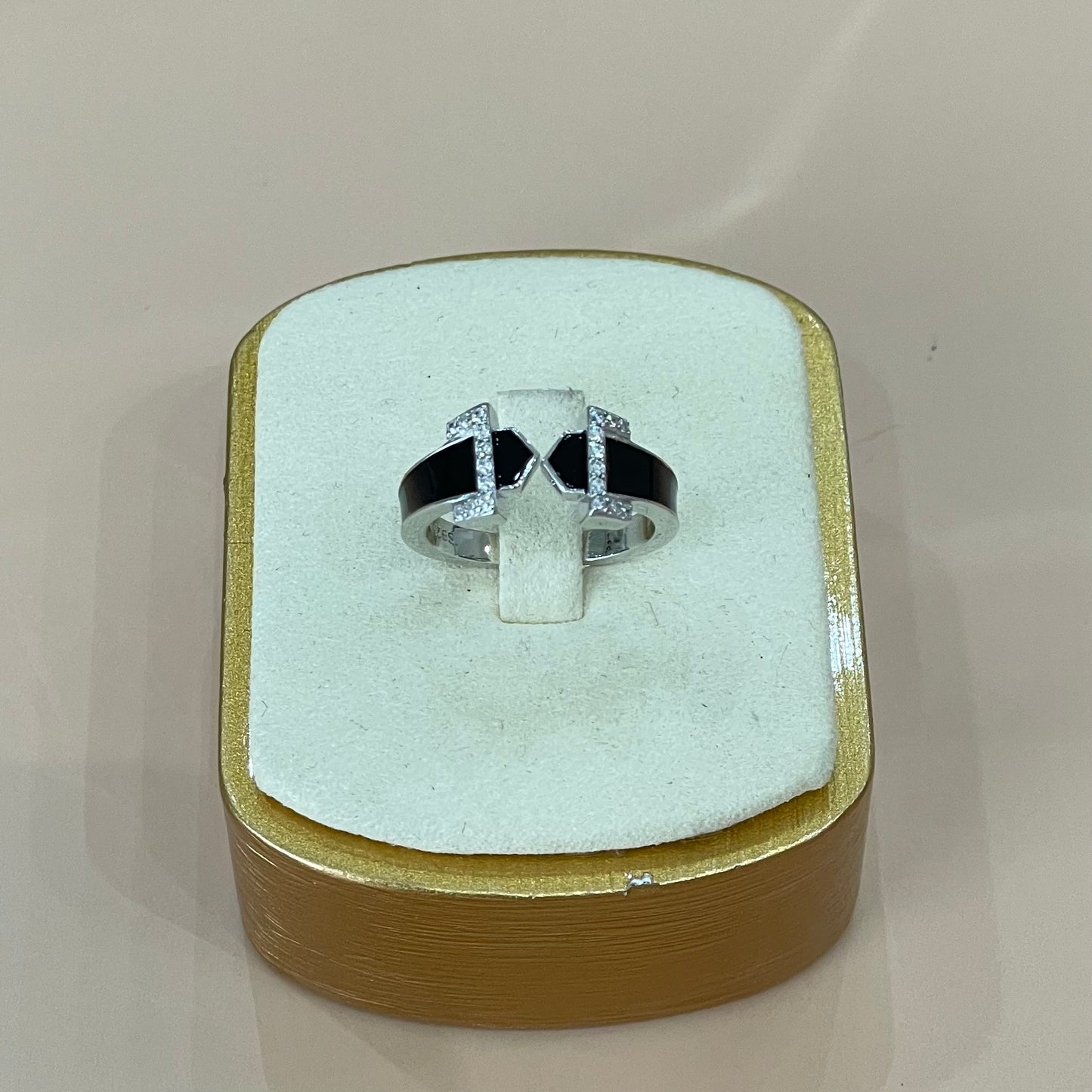 ANILLO HALO ESMALTADO