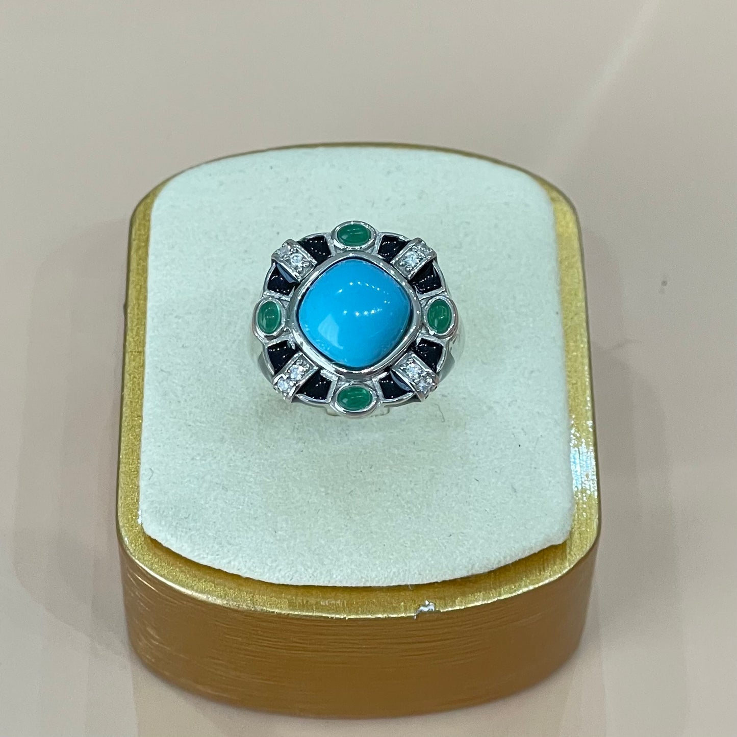 ANILLO ROOT TURQUESA