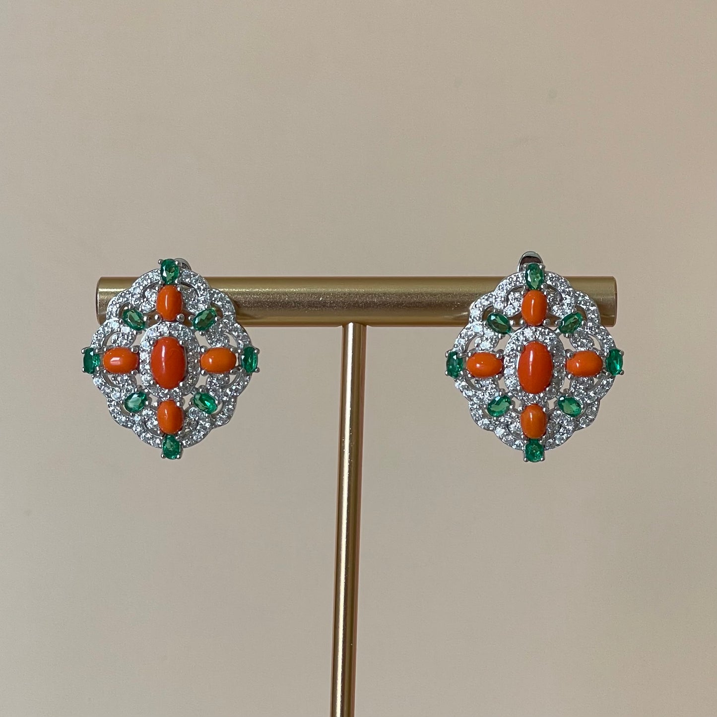 ARETES LILYT NARANJA