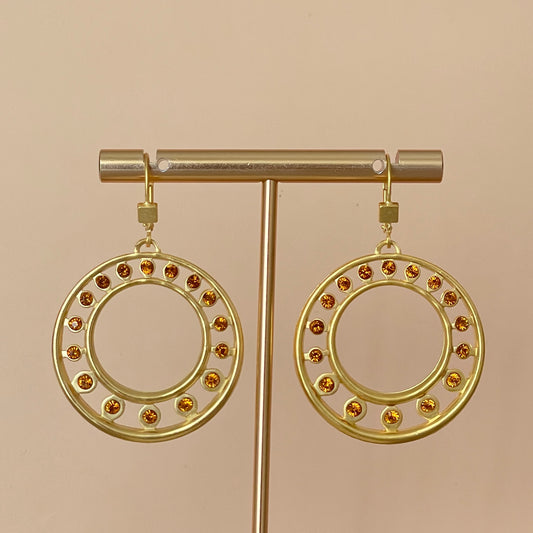 ARETES KORA CRISTAL AMBAR