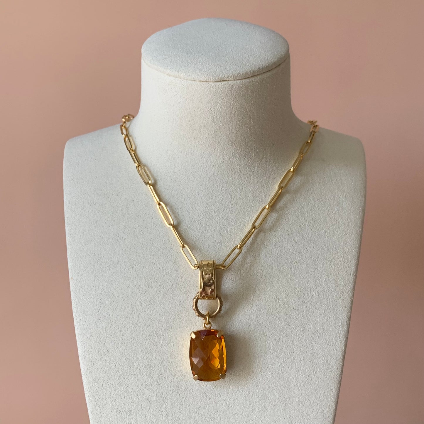 COLLAR CRISTAL AMBAR