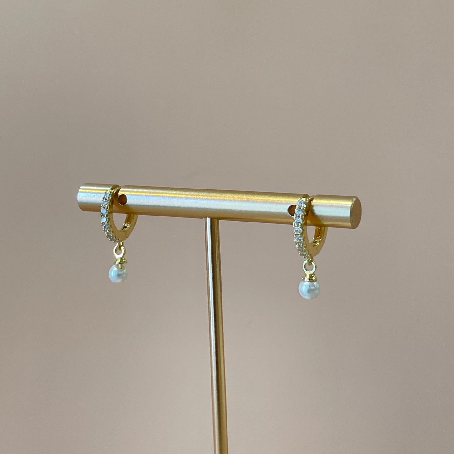 ARRACADAS PERLITA CRISTALES