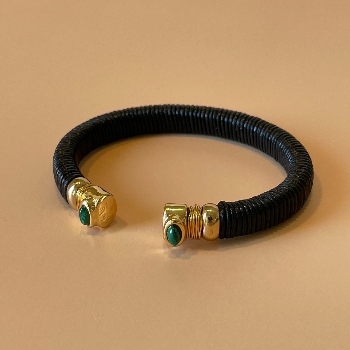 BRAZALETE SARINA -MALAQUITA BLACK