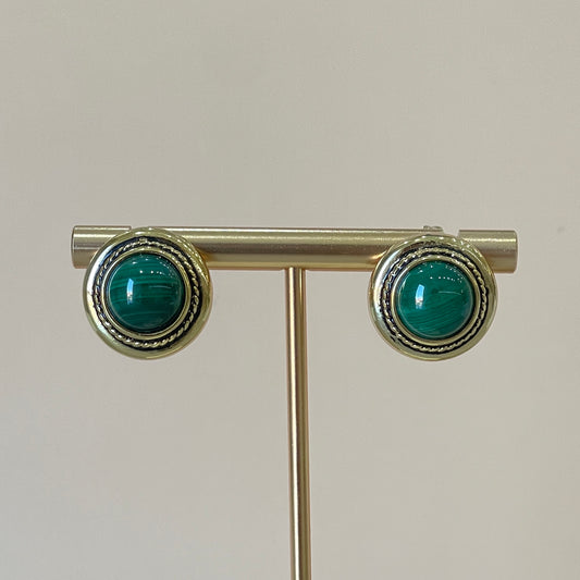 ARETES SOUFULL MALAQUITA