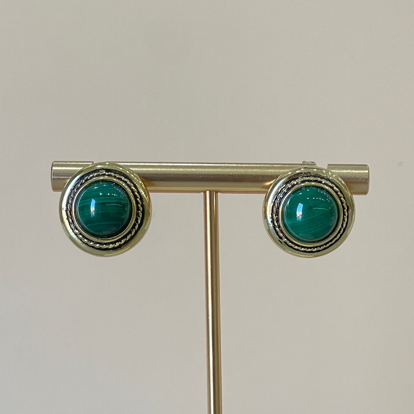 ARETES SOUFULL MALAQUITA