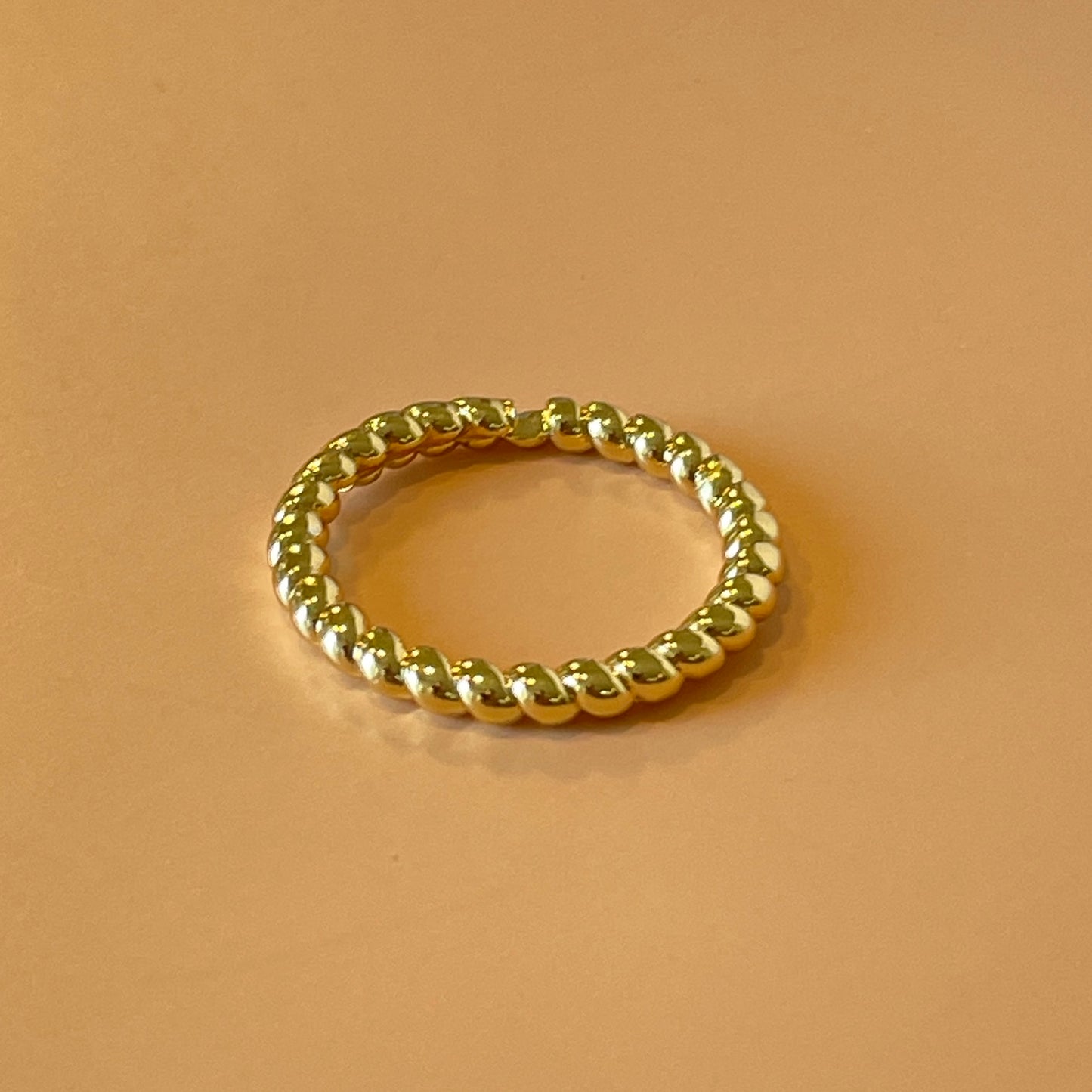 ANILLO DE CUERDA ITALY GOLD