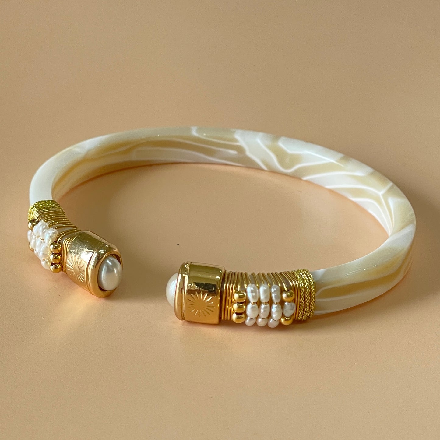 BRAZALETE SARINA - IVORY PERLA