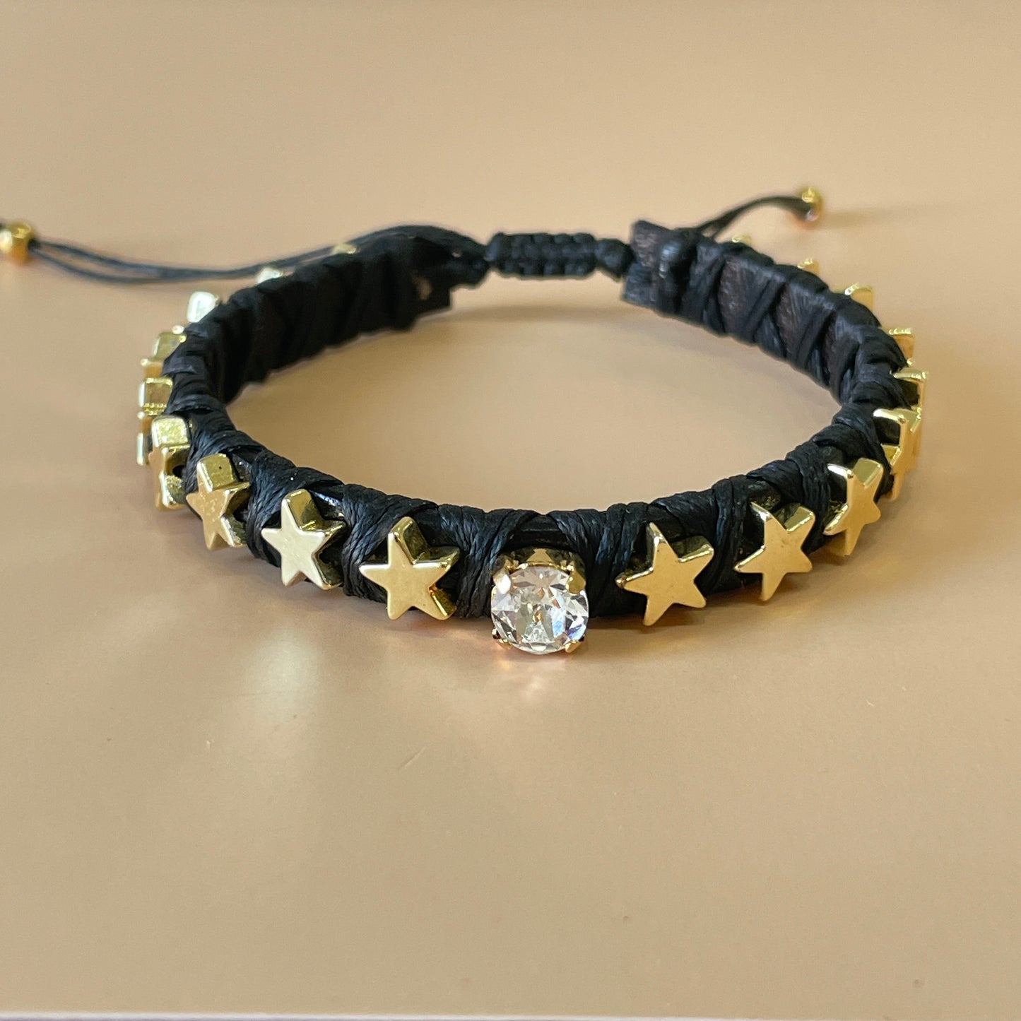 PULSERA FAVORITA ESTRELLAS CON CRISTAL CLEAR -HN