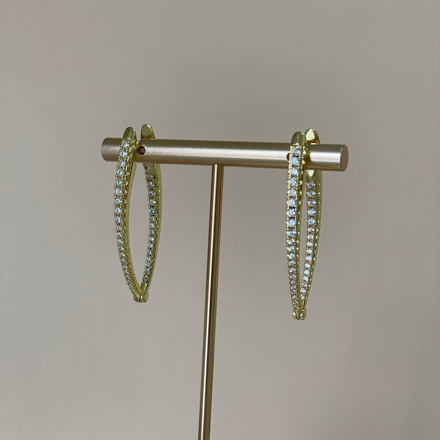 ARRACADAS ARCO CON CRISTAL