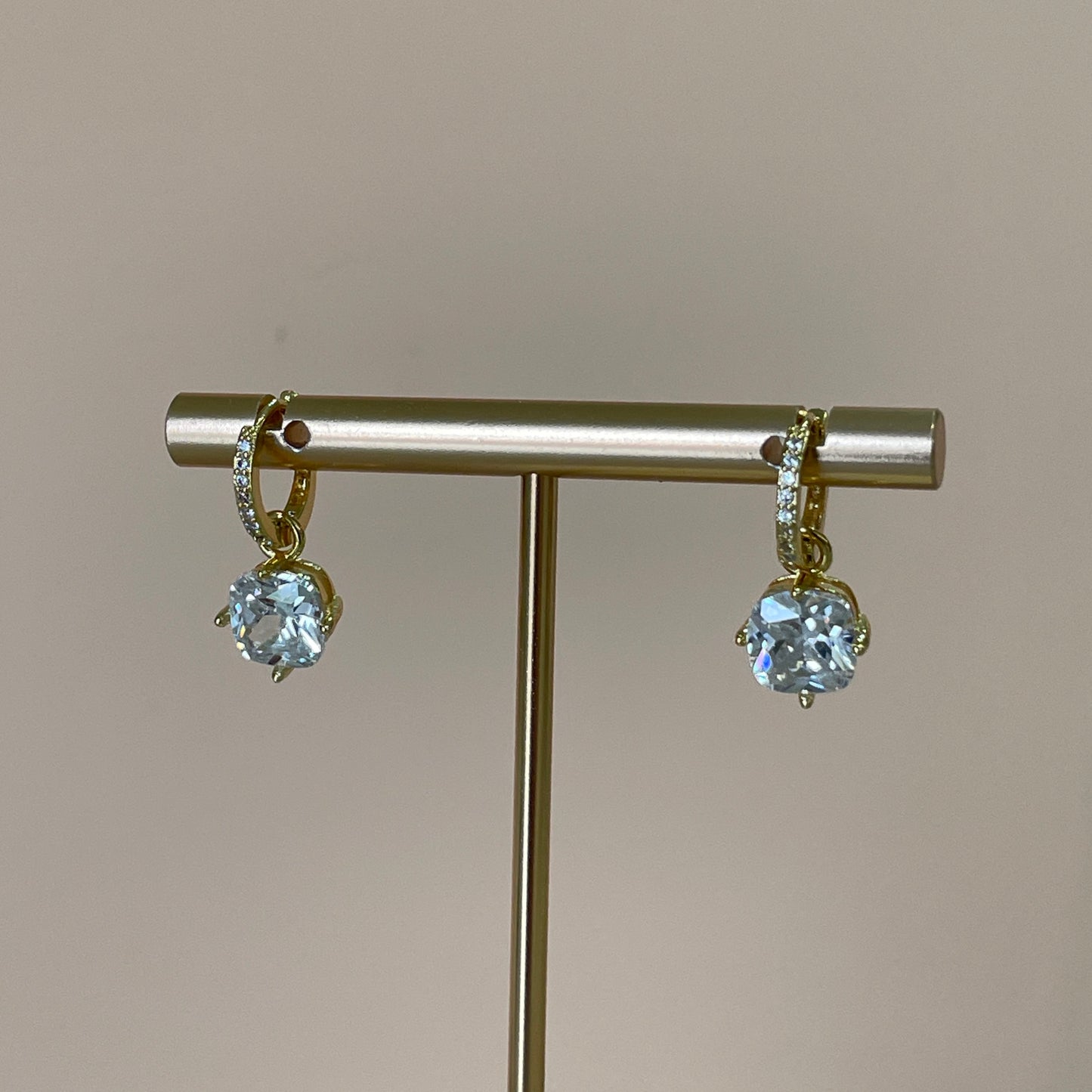 ARRACADAS CROWN CRISTAL CLEAR