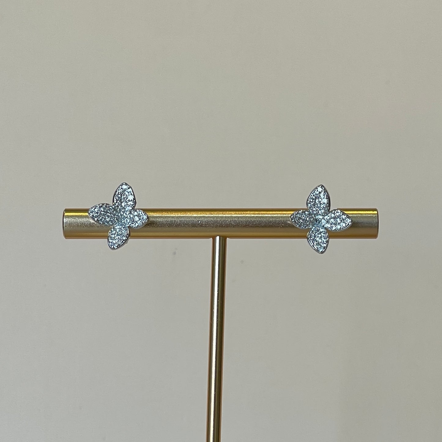 ARETE CHICO FLOR SILVER