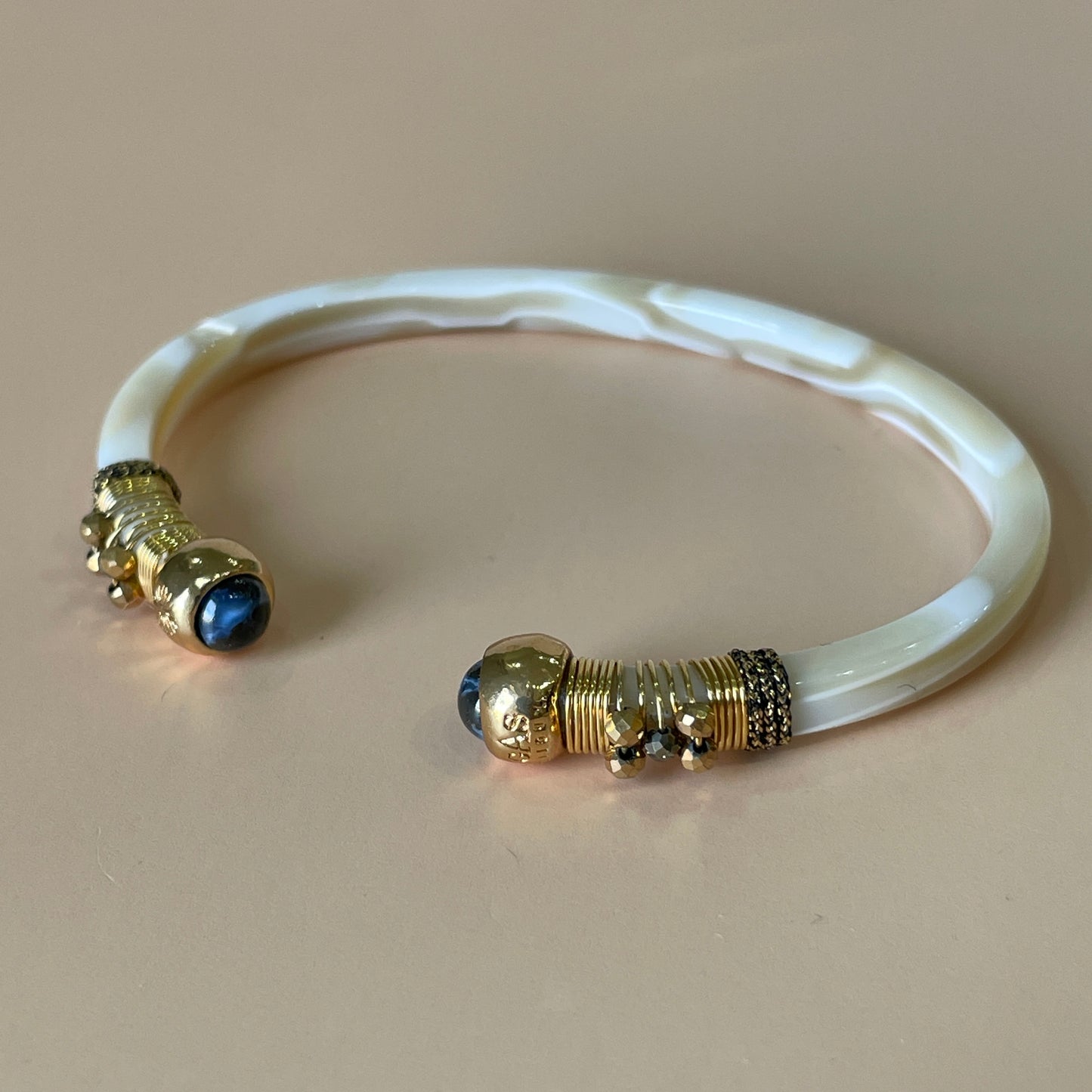 BRAZALETE SARI IVORY - LAPISLAZULI