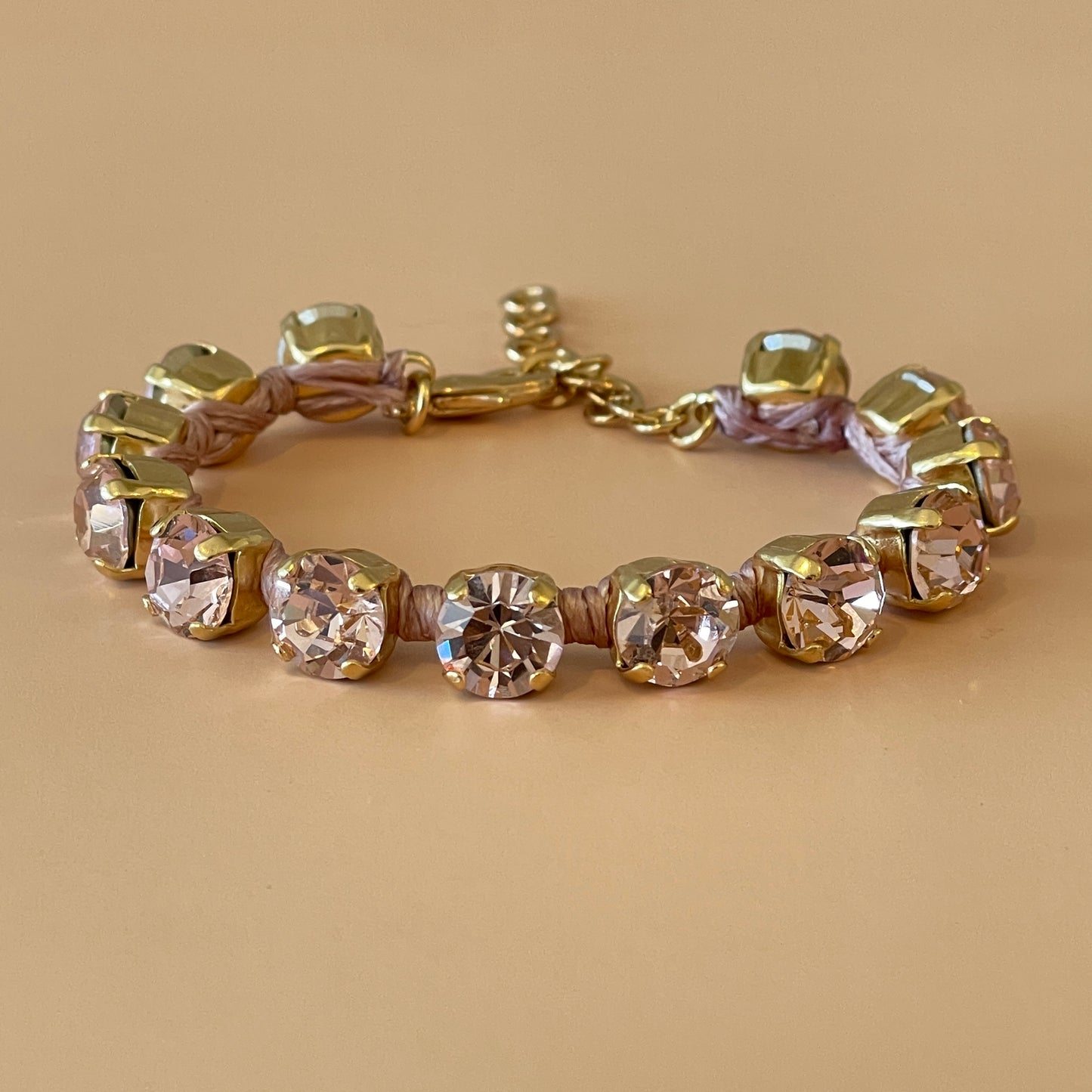 PULSERA SHINE ROSA CON HILO