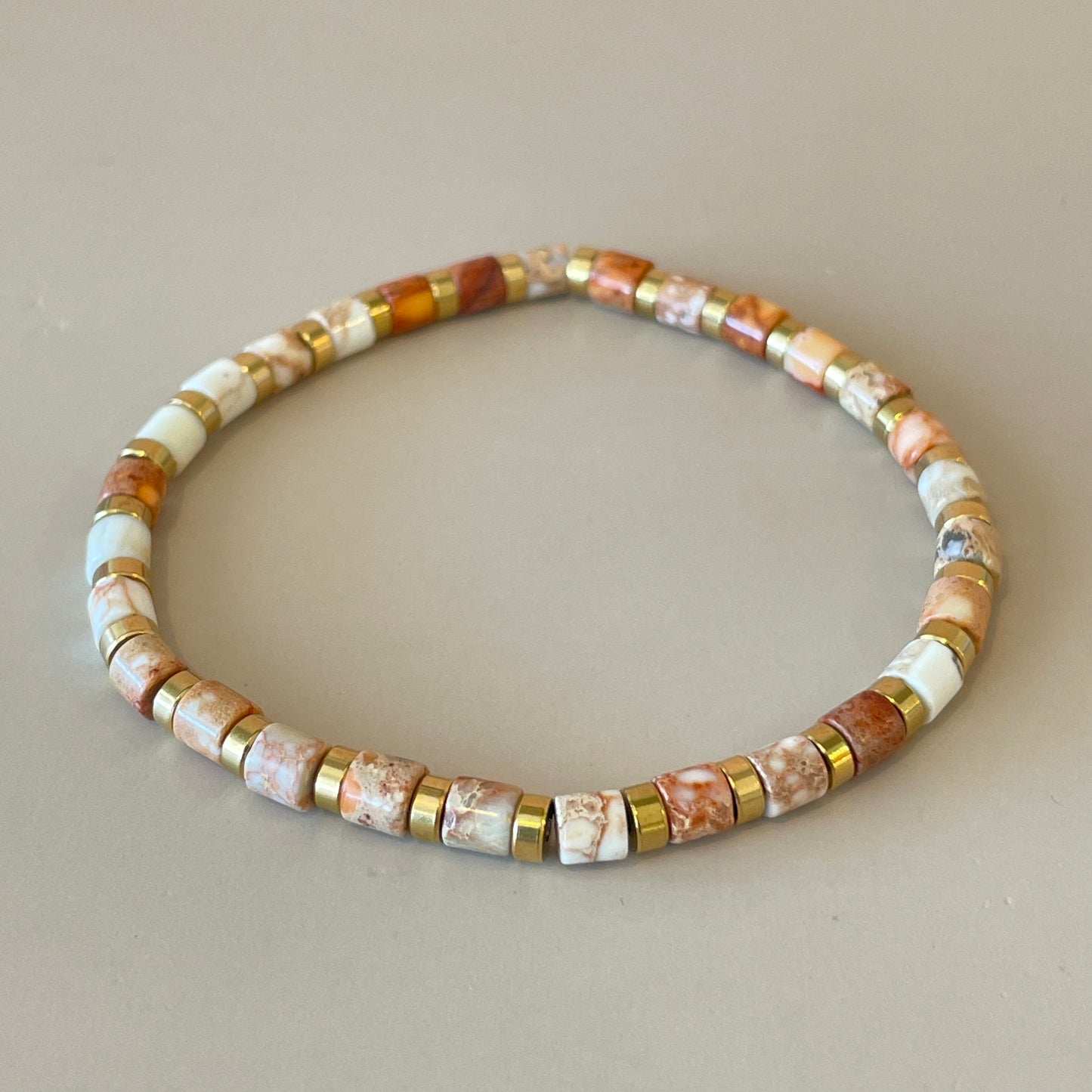 PULSERA DUNA JASPE -IVORY