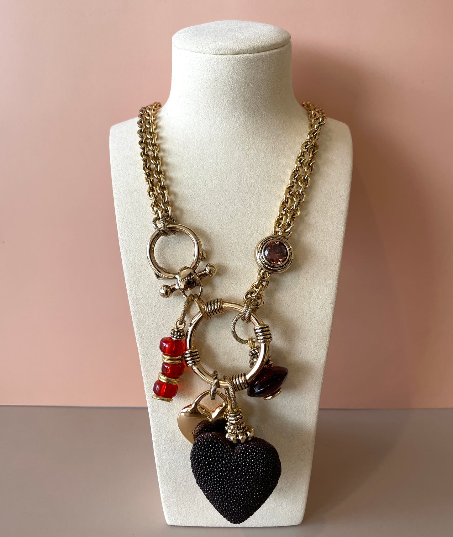 COLLAR NATURA HEARTS