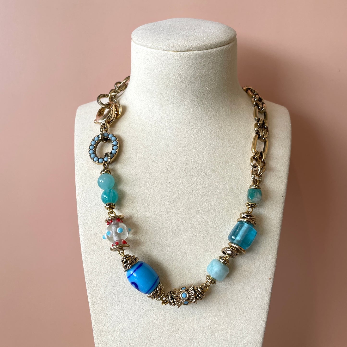 COLLAR RIALTA TURQUESA