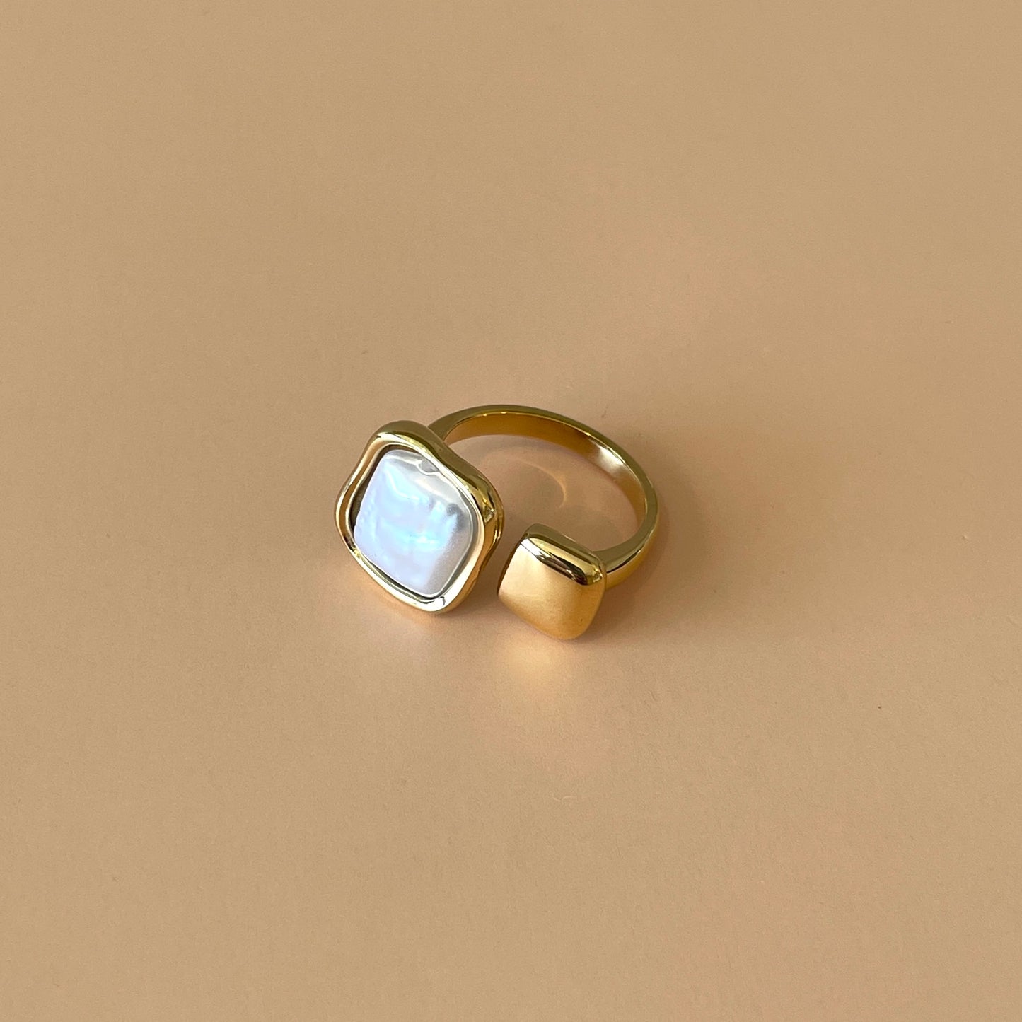 ANILLO ABIERTO PERLA