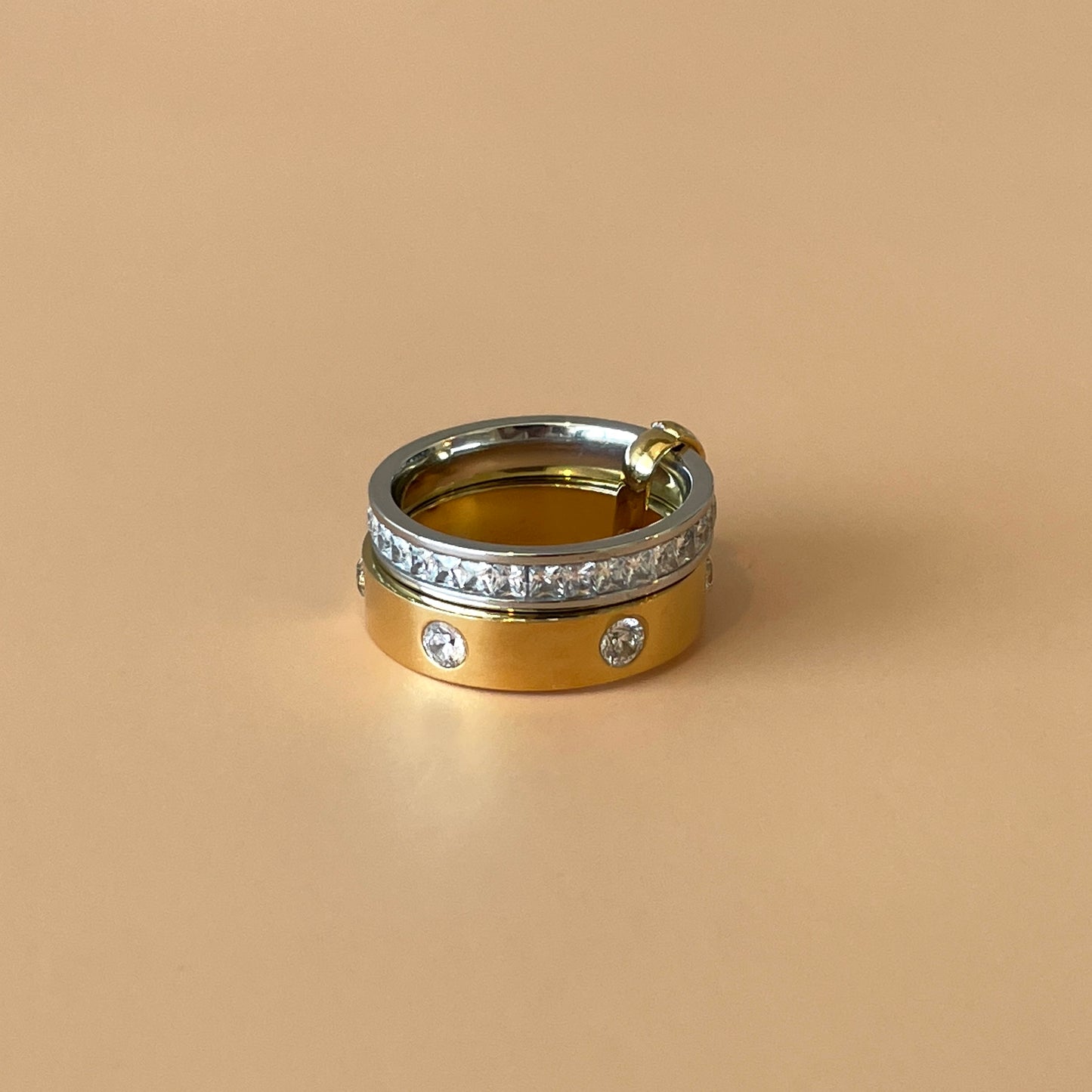 ANILLO DOBLE SILVER GOLD