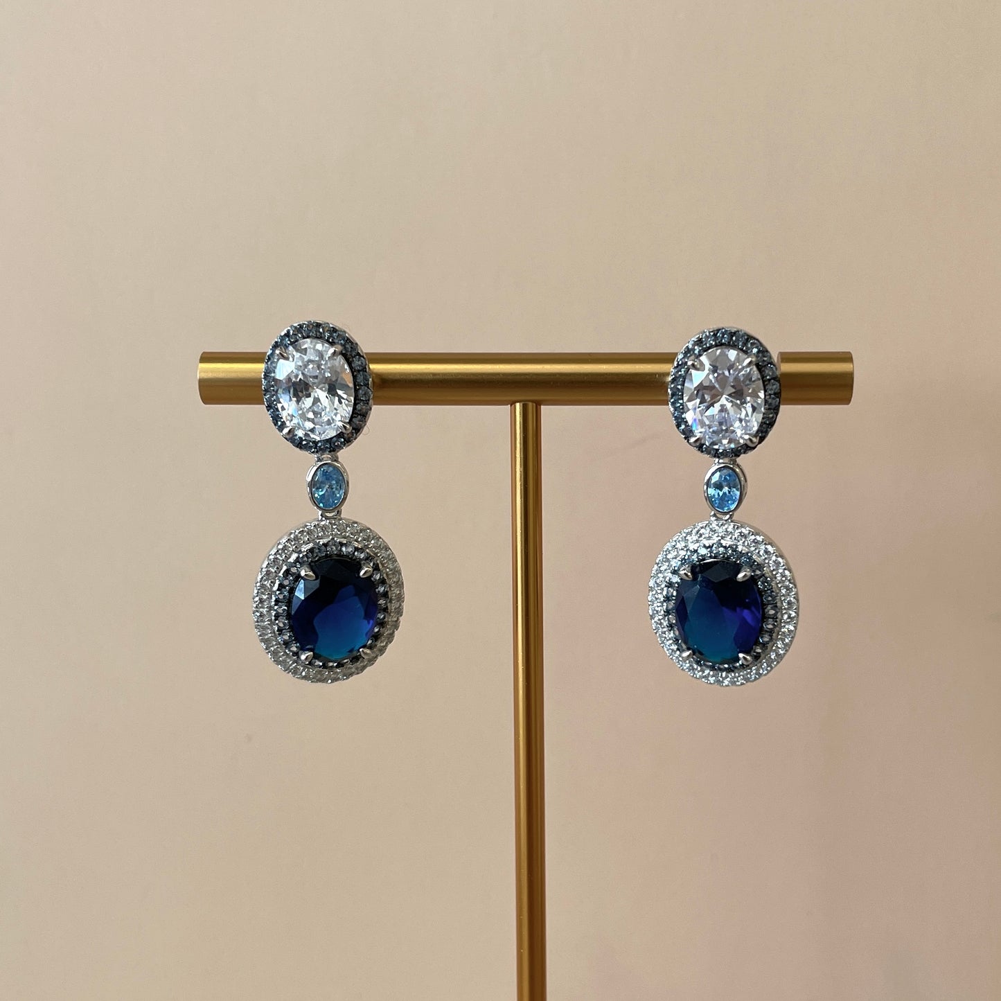 ARETES JUPITER AZUL MARINO