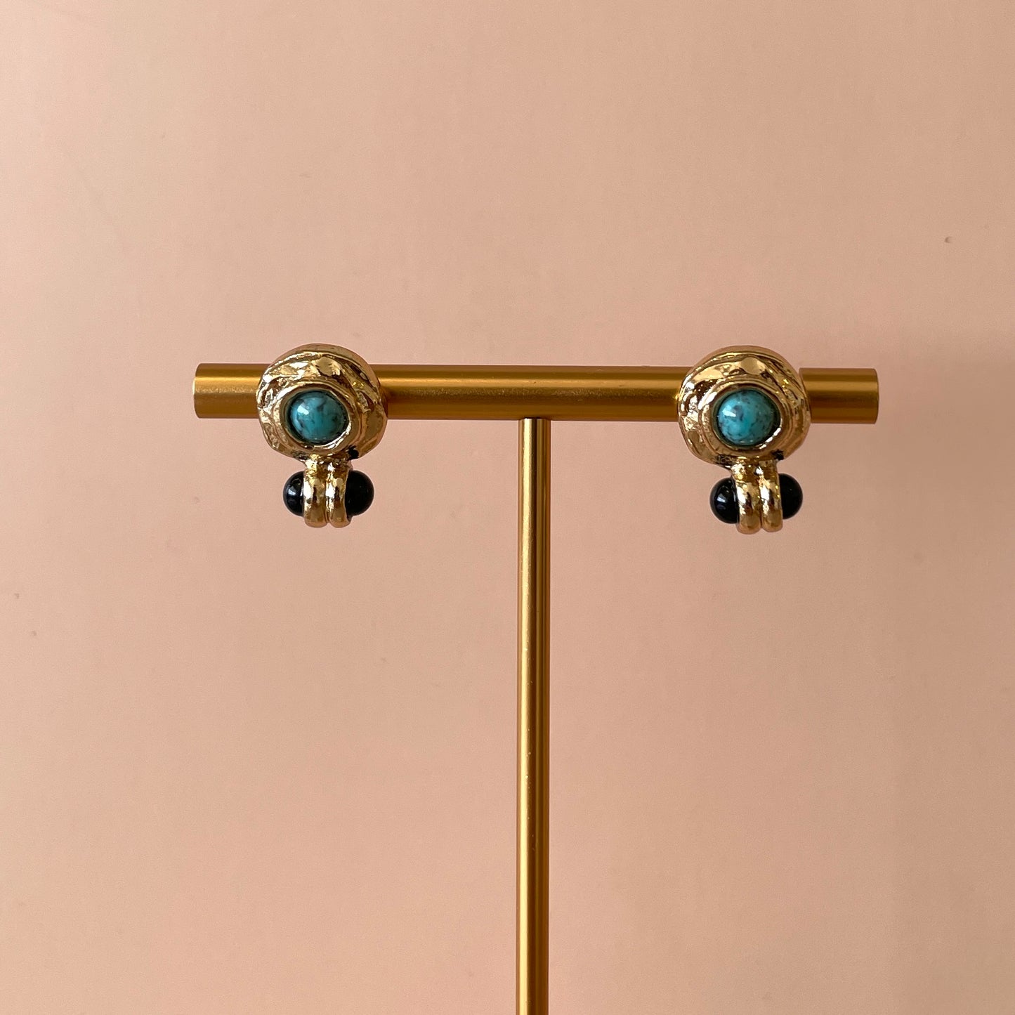 ARETES AMARANTE MINI TURQUESA