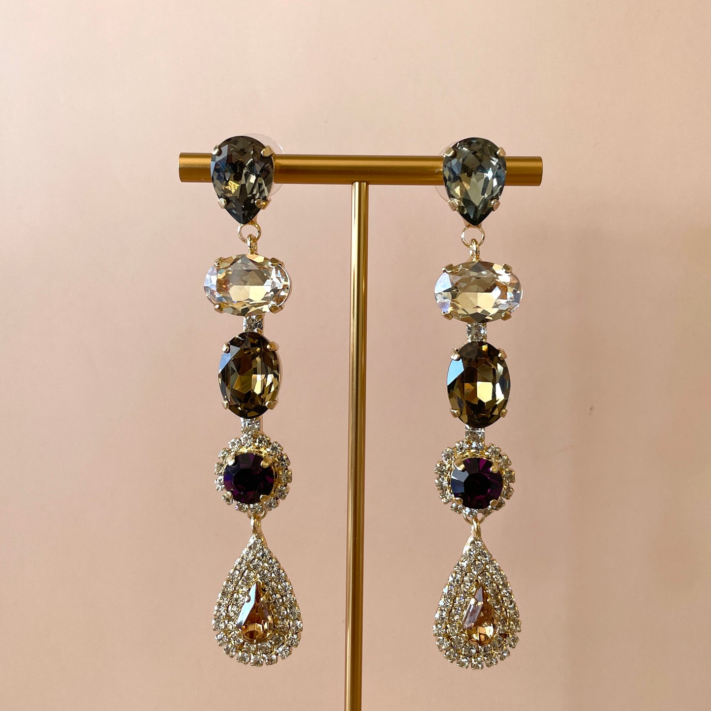 ARETES SWAR DROP DORADO -GOLD