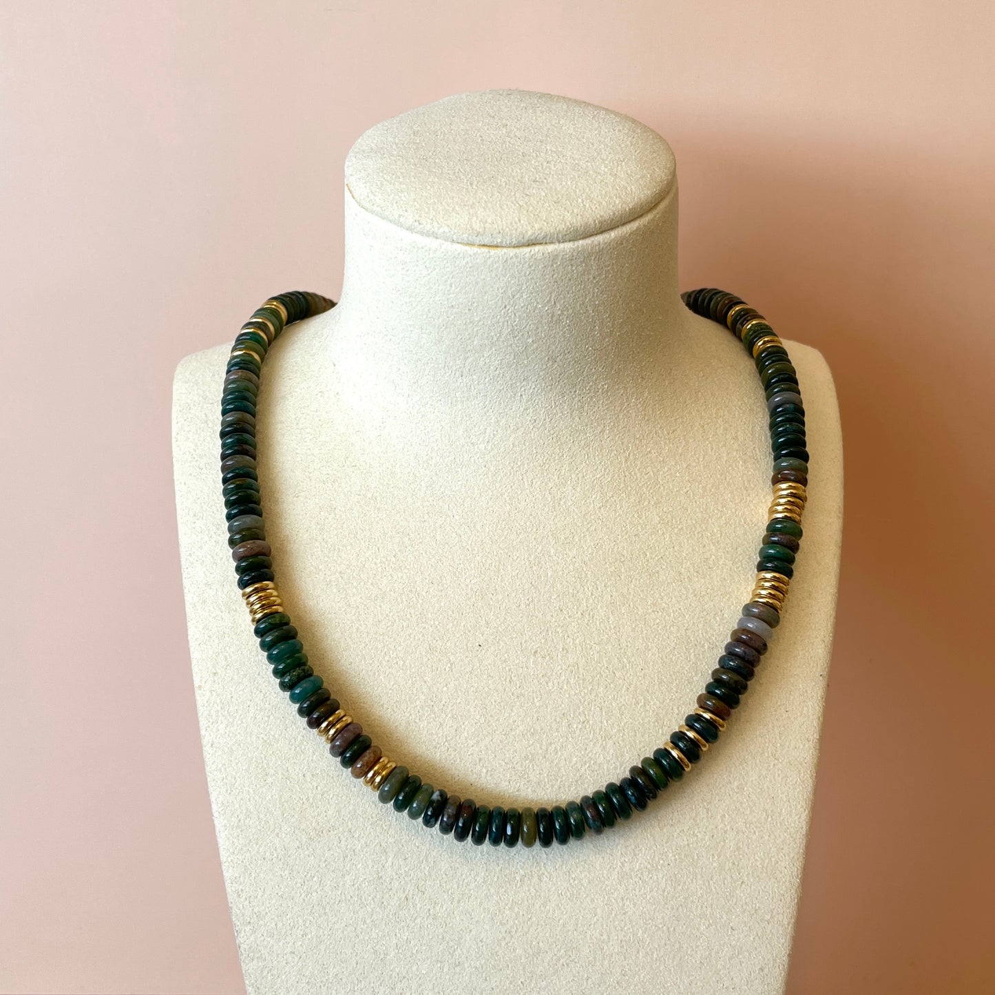 COLLAR MARRUECOS MALAQUITA