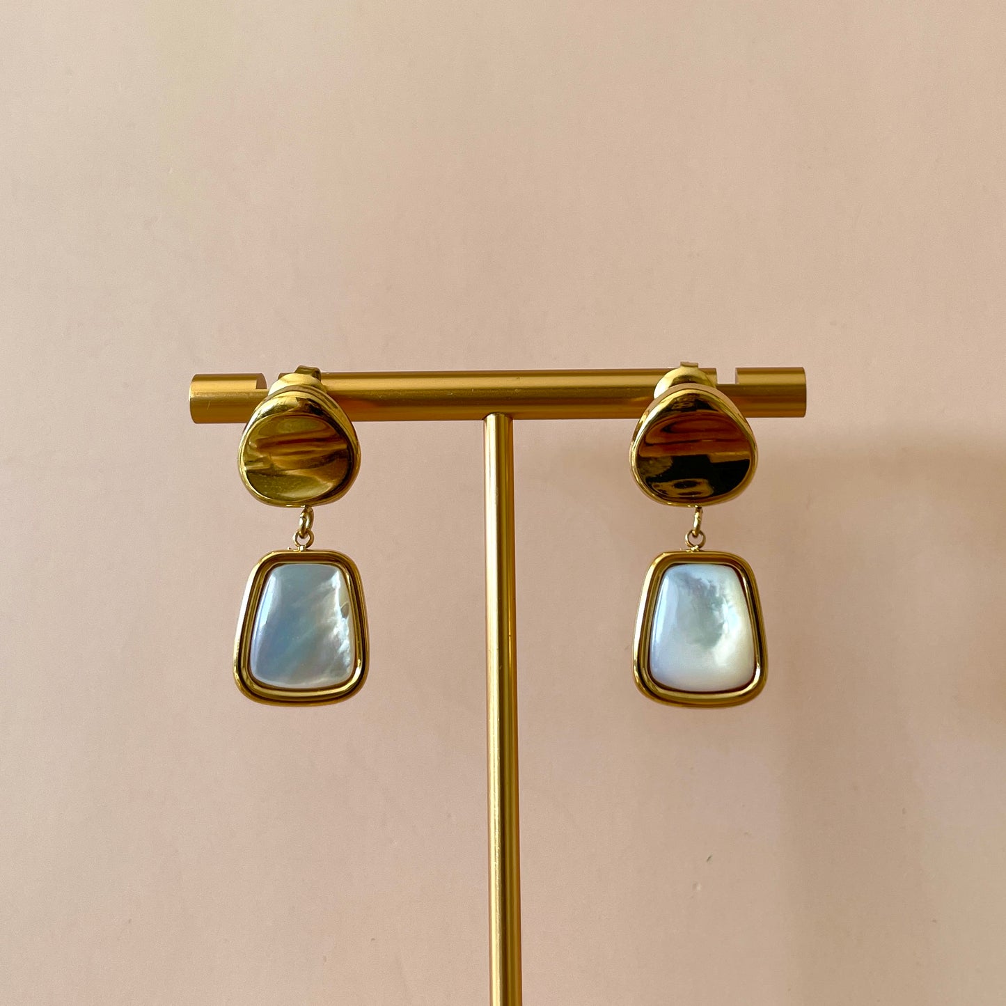 ARETES COLGANTES PIEDRA MOONSTONE