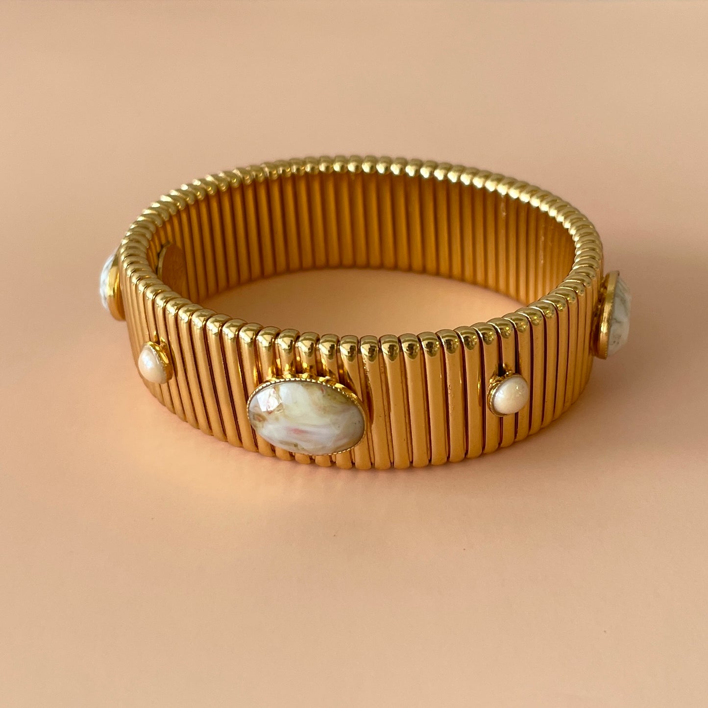 BRAZALETE STRADA MM JASPE BLANCO