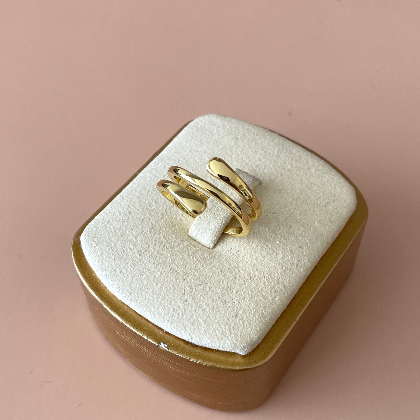 ANILLO ESPIRAL LISO GOLD