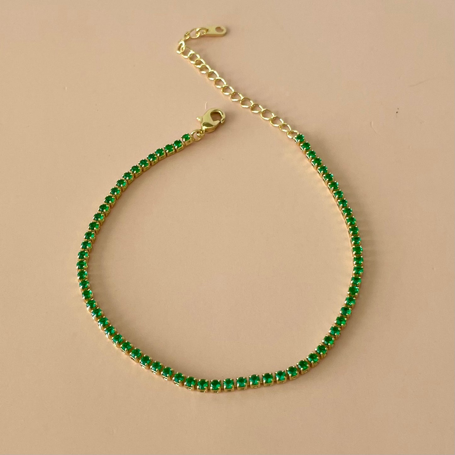 PULSERA TENNIS VERDE MINI