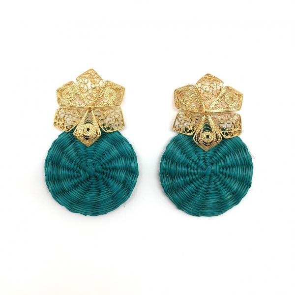 ARETES CATALINA TURQUESA