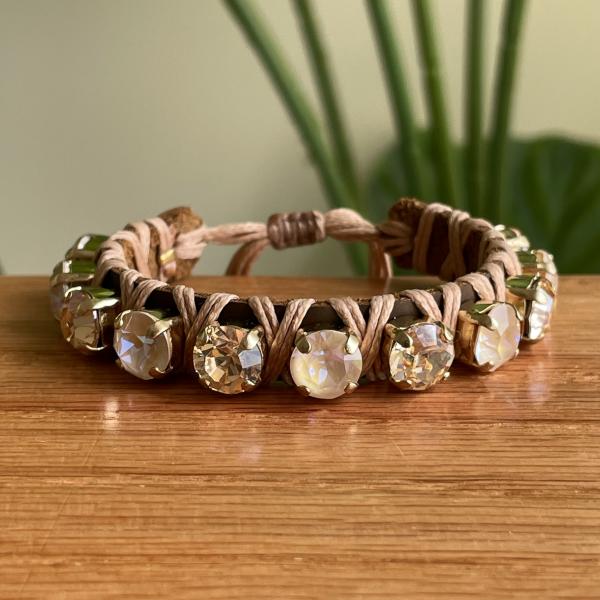 PULSERA FAVORITA DORADO BEIGE TORNASOL -HB