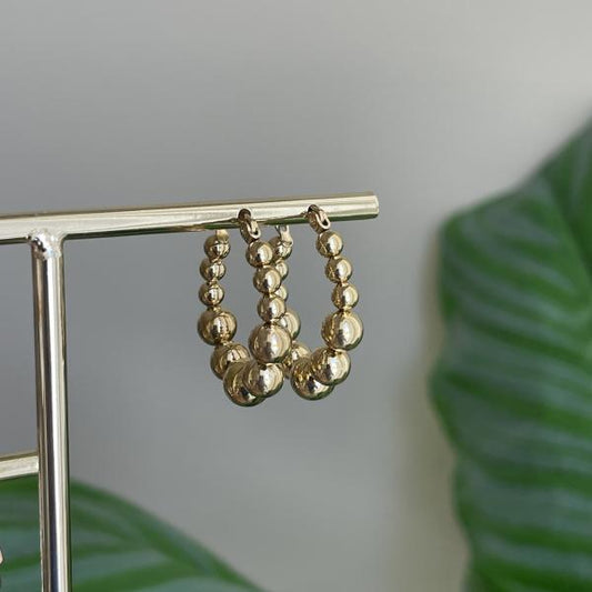 ARRACADAS BOLITAS - GOLD