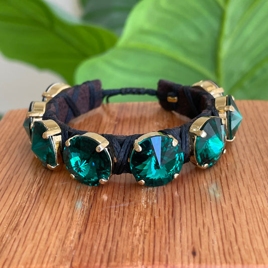 PULSERA CLEO EMERALD