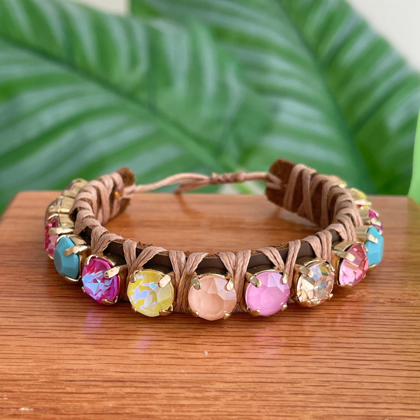 PULSERA FAVORITA MIX ROSA CON TURQUESA - HB