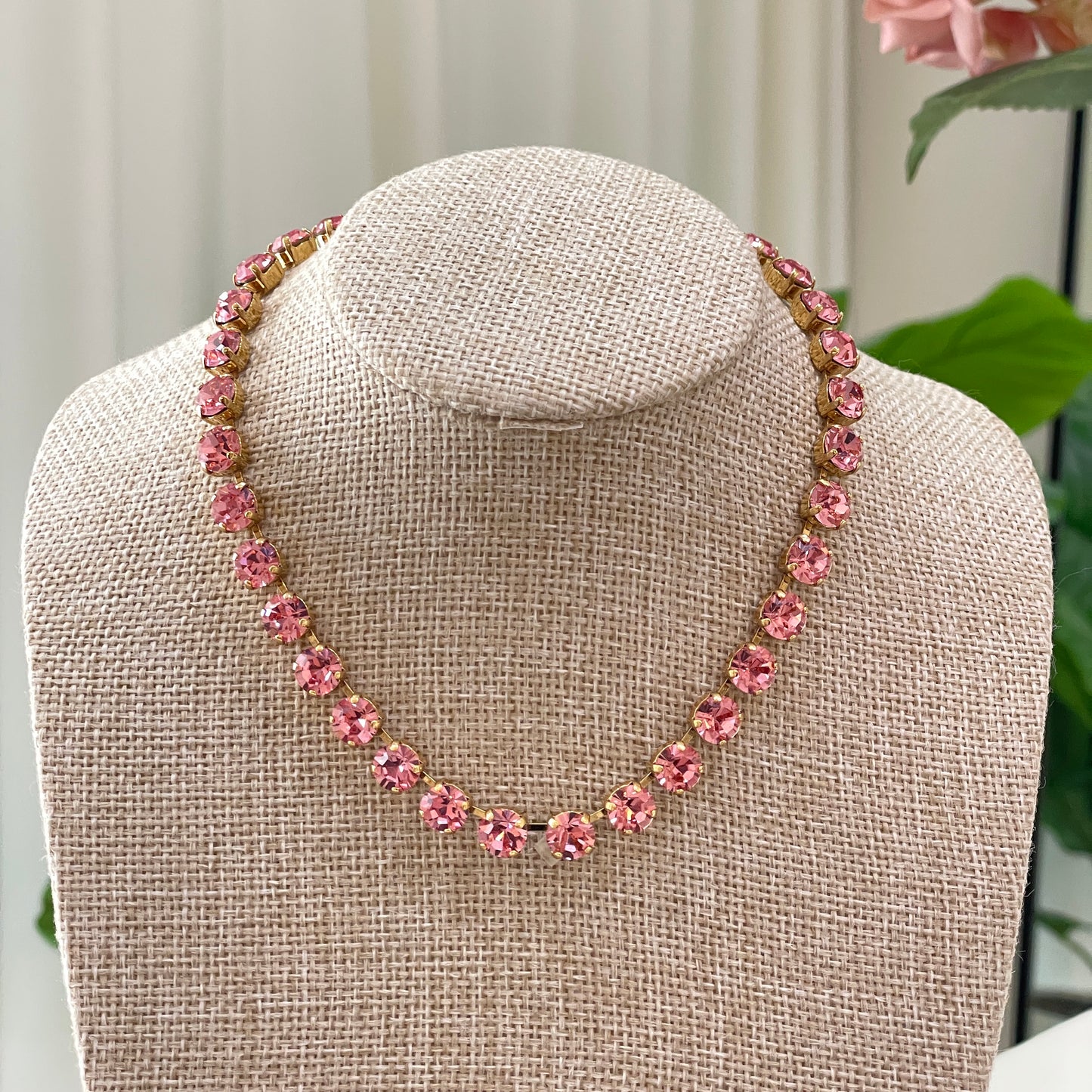 COLLAR SHINE ROSA -G