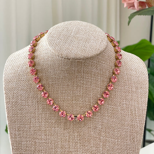 COLLAR SHINE ROSA -G
