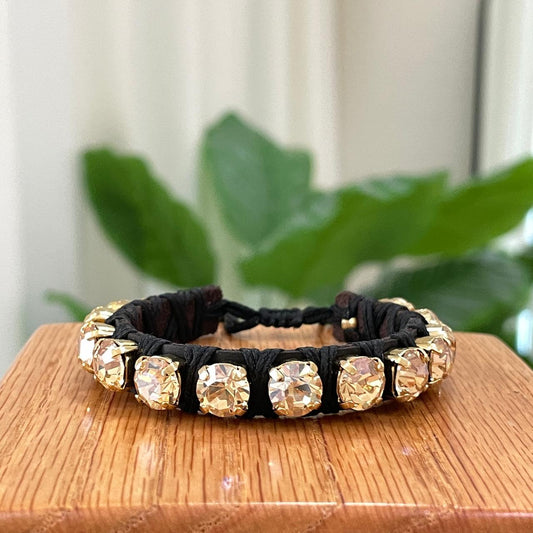 PULSERA FAVORITA CRISTAL DORADO- HN