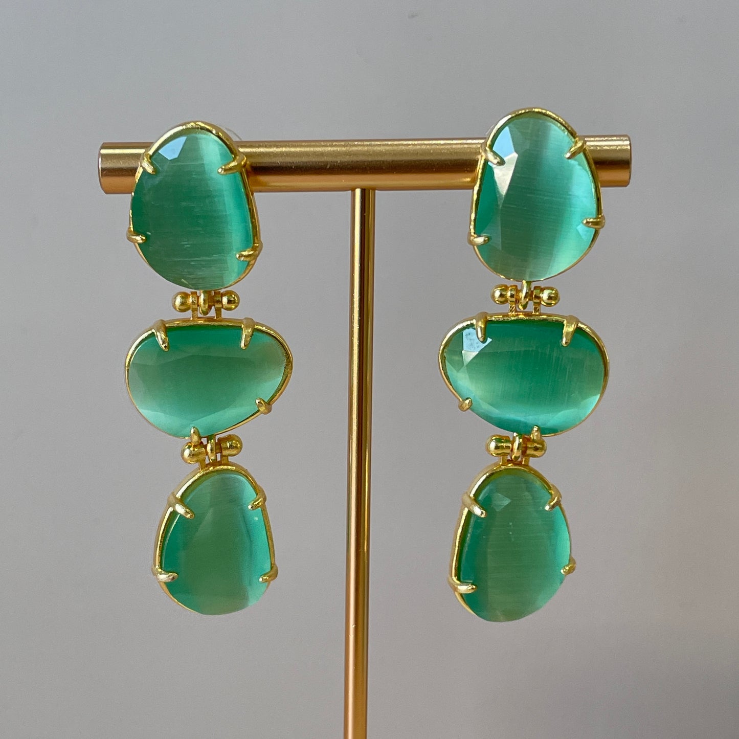 ARETES MARCIA - VERDE MENTA